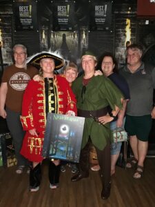 Players in costumes at Once Upon an Escape!