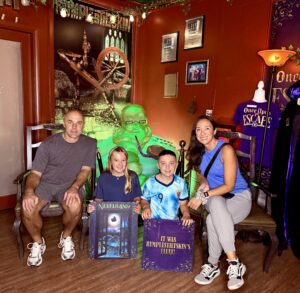 Family Enjoying Once Upon an Escape as Part of Their Affordable Family Road Trip